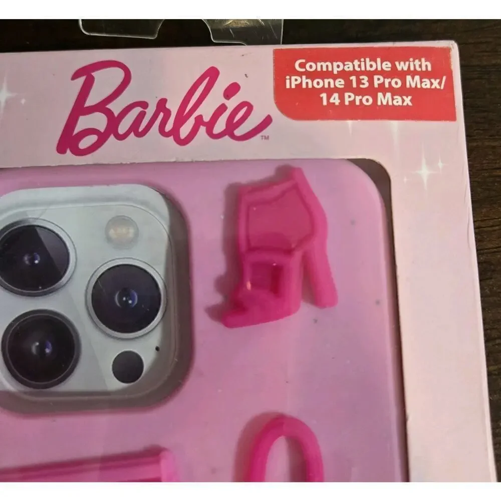 Barbie Pink Skinny Dip iPhone 13 & 14 Pro Max 3D Rubber Shockproof Phone Case
